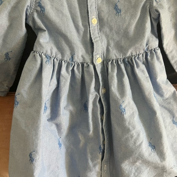 Ralph Lauren Baby Girl Denim Dress - Picture 4 of 7